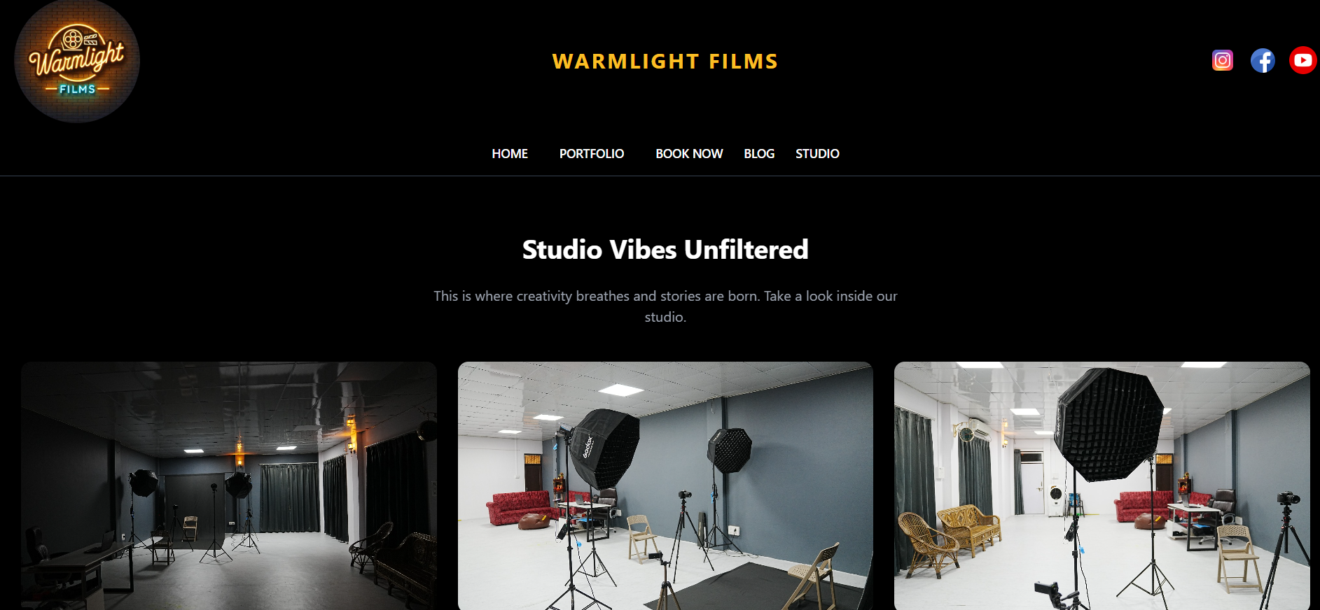Warmlight Studio Website